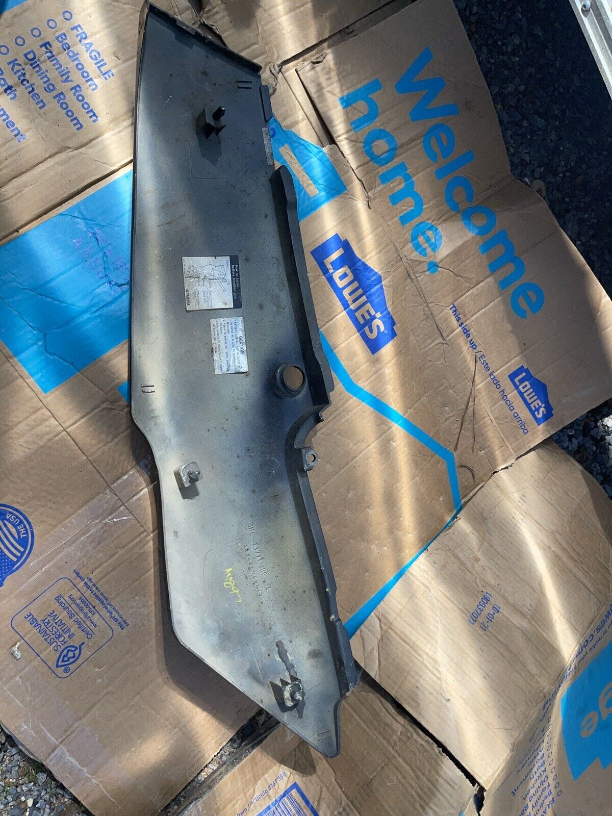 Left Side Rear Tail Fairing Cover Panel for 1992 Yamaha FZR600