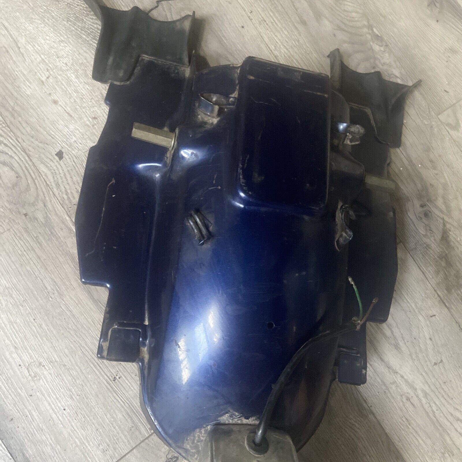 Honda 1986 GL1200 Goldwing Aspencade 86 Blue Inner Metal Rear Fender Mud Guard
