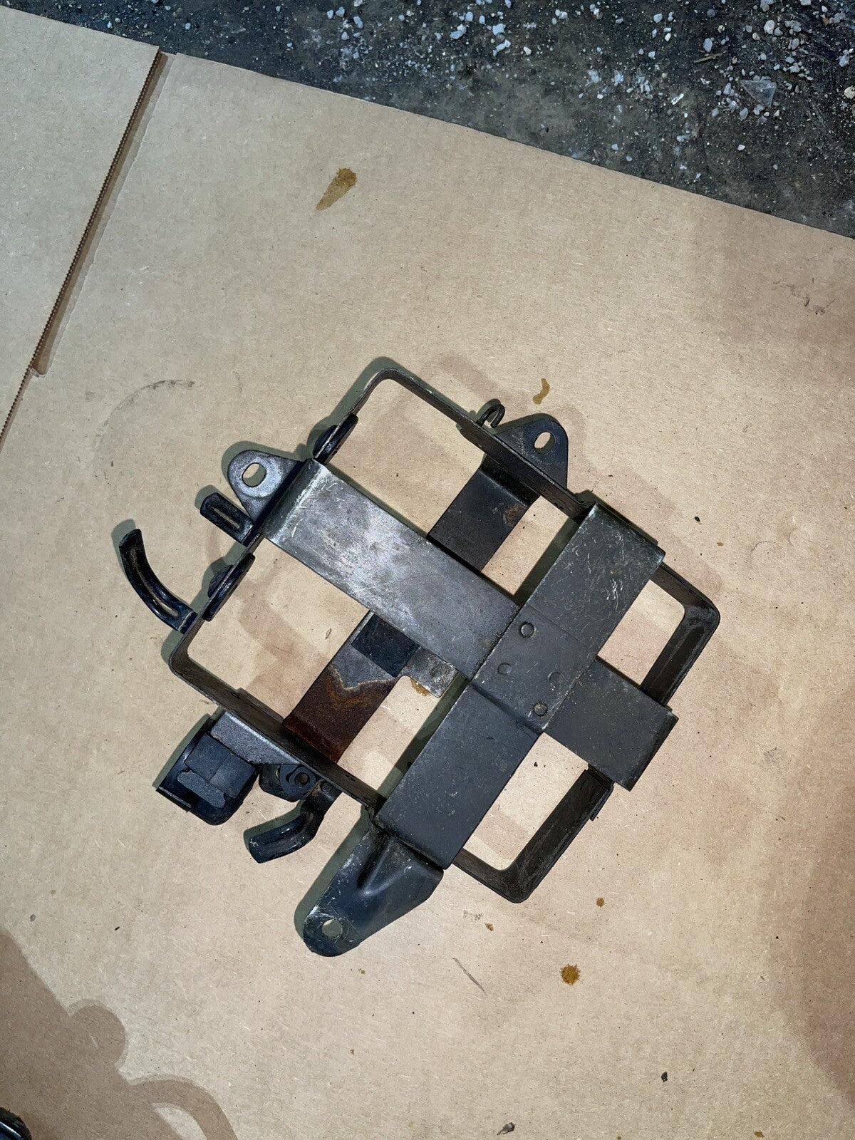 82 Honda Nighthawk CB 450 SC  Battery Box Tray Holder Case