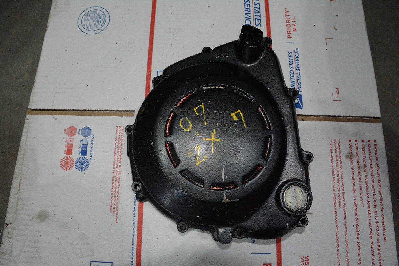 1993 KAWASAKI NINJA ZX7 CLUTCH SIDE ENGINE MOTOR COVER