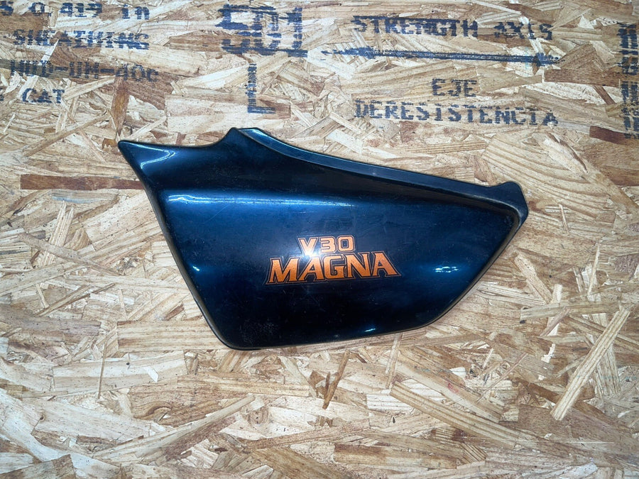 1985 Honda MAGNA VF500C V30 Black Left Side Cover VF 500 OEM 83700-MJ8-0000