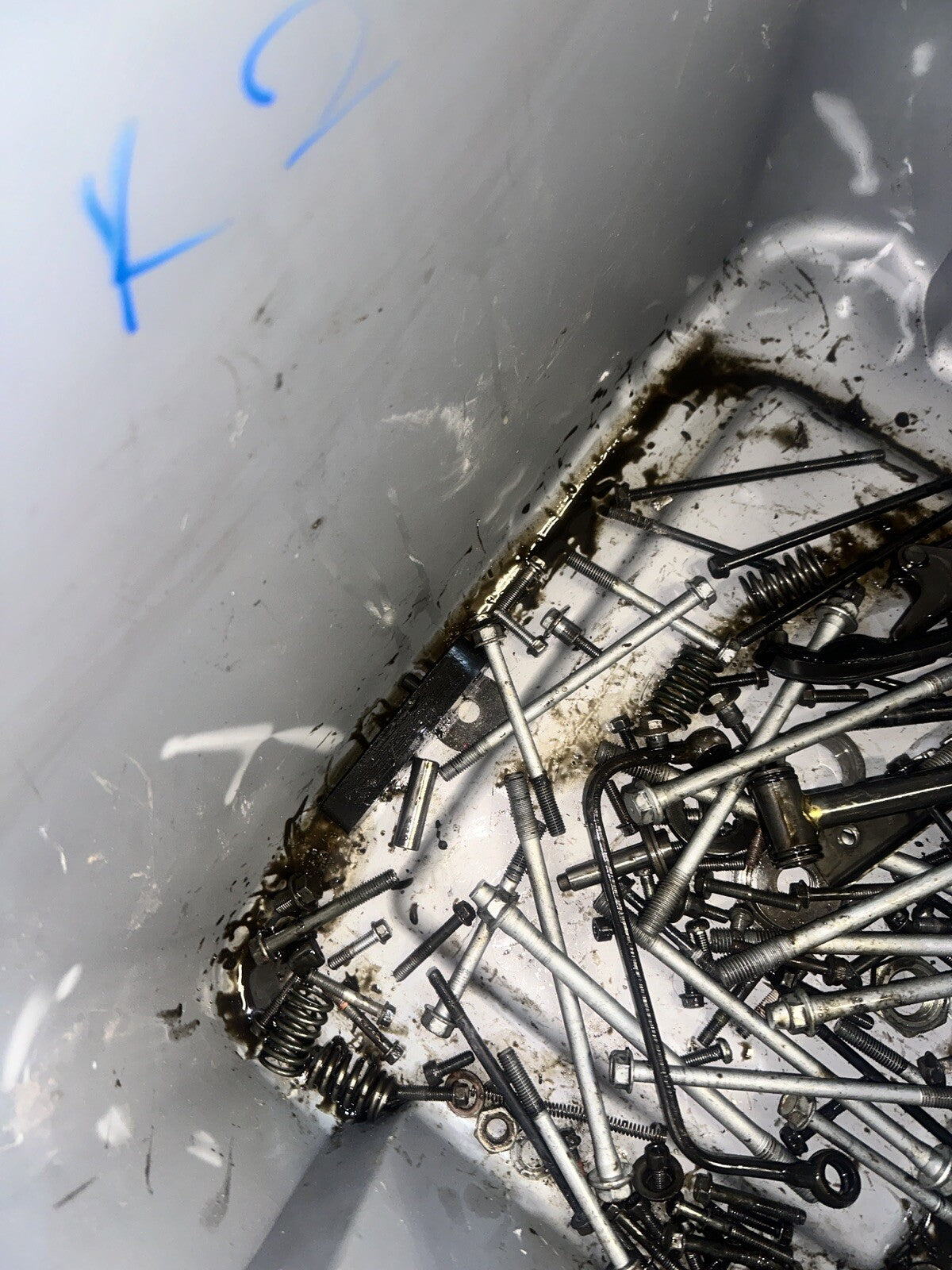 1989 88-90 Kawasaki Zx10 engine motor mount bolts hardware