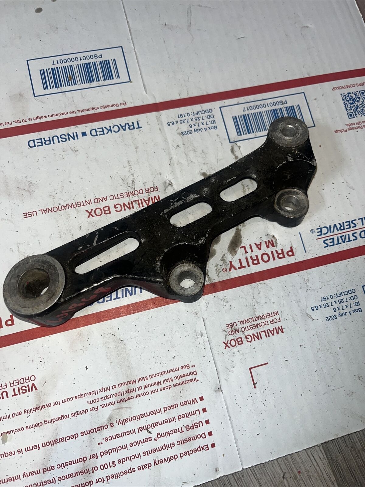 92 Yamaha Seca XJ600S Rear Brake Caliper Mount Bracket