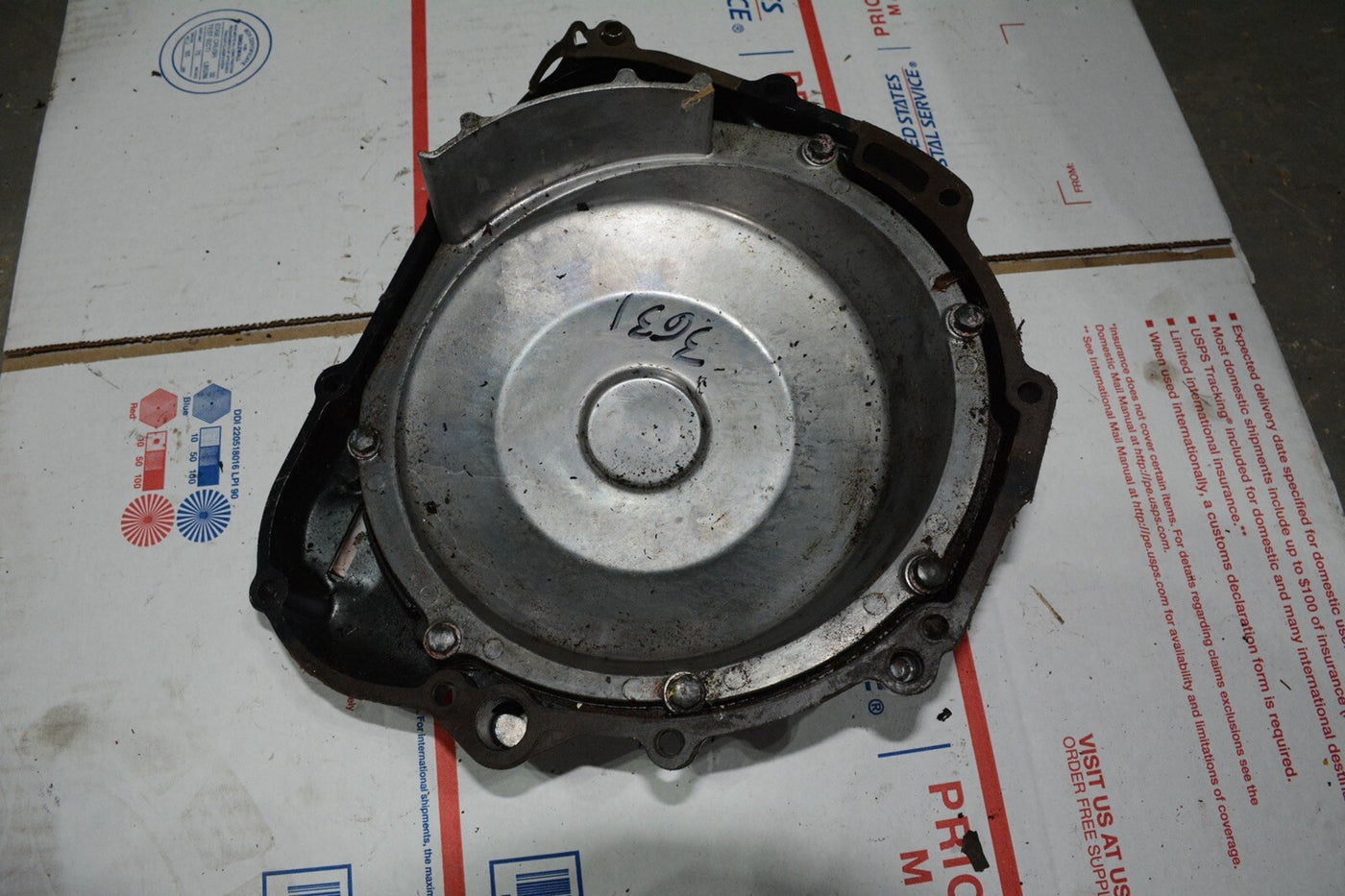 1993 KAWASAKI NINJA ZX7 CLUTCH SIDE ENGINE MOTOR COVER