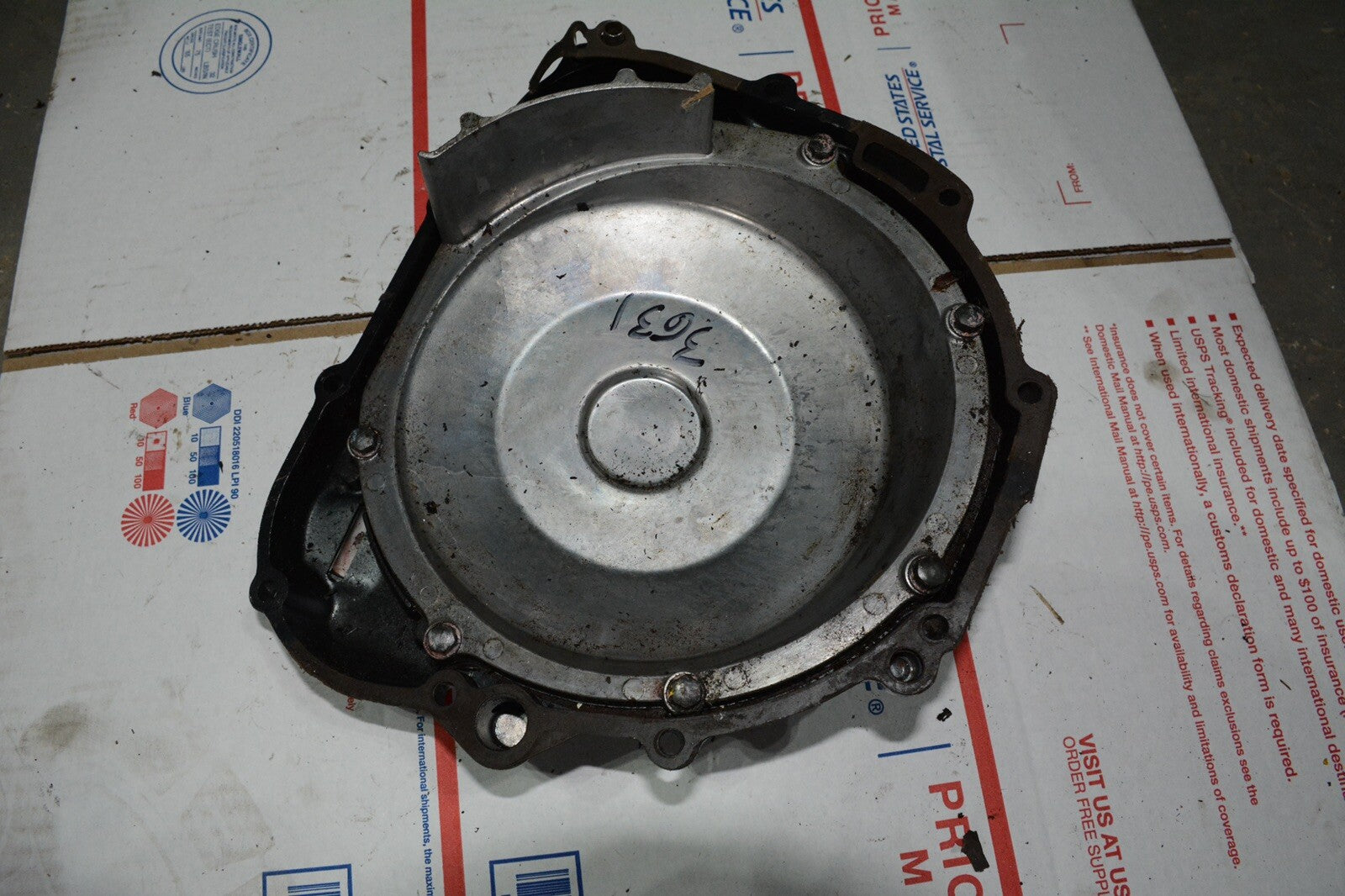 1993 KAWASAKI NINJA ZX7 CLUTCH SIDE ENGINE MOTOR COVER