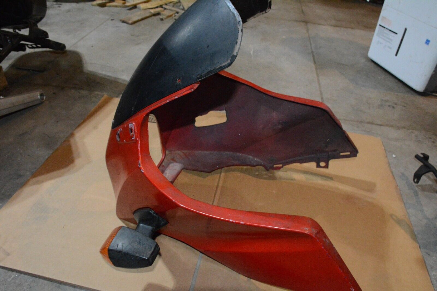 83-85 Kawasaki ZX 9A front upper cowl fairing headlight cover
