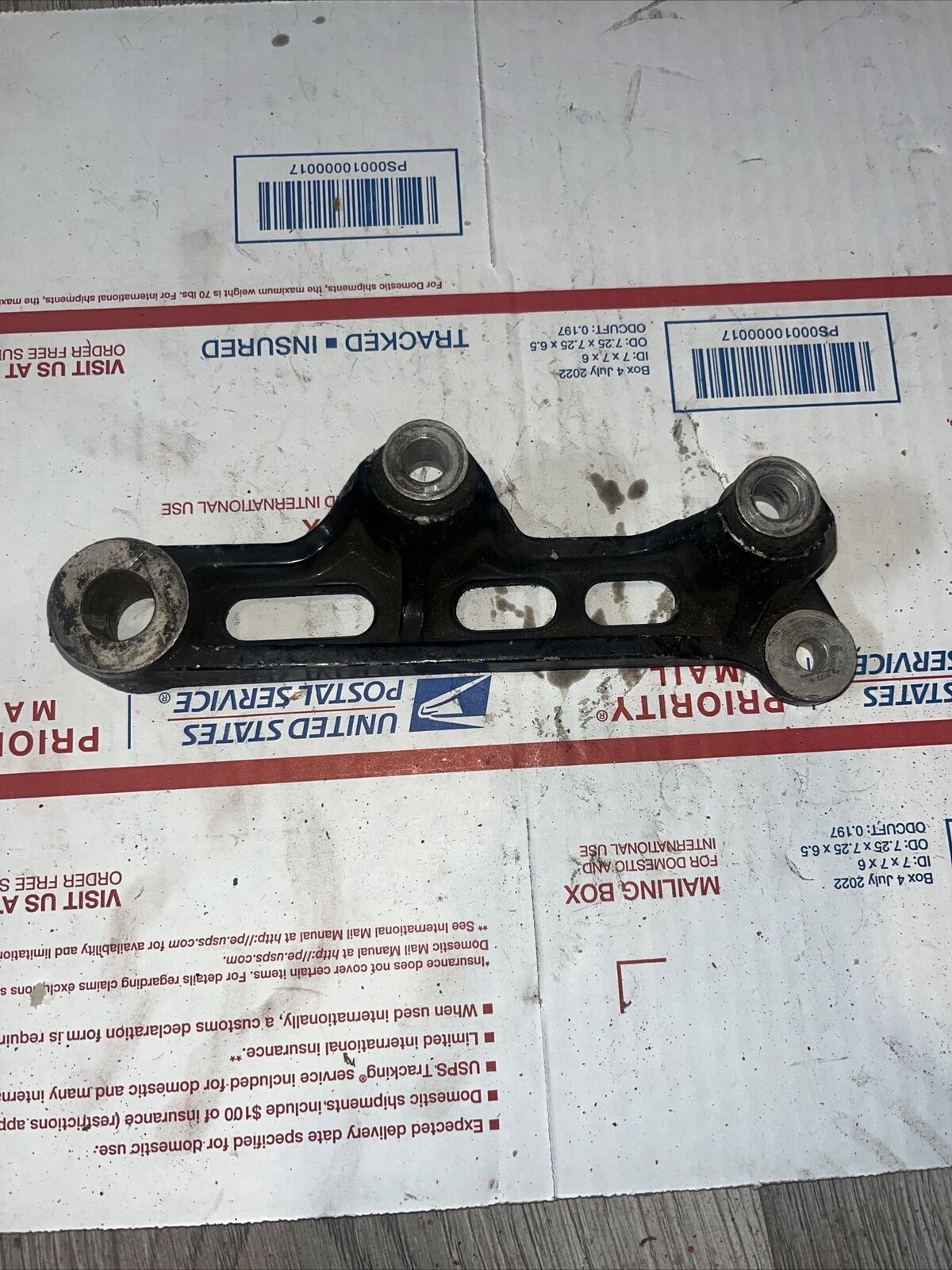 92 Yamaha Seca XJ600S Rear Brake Caliper Mount Bracket