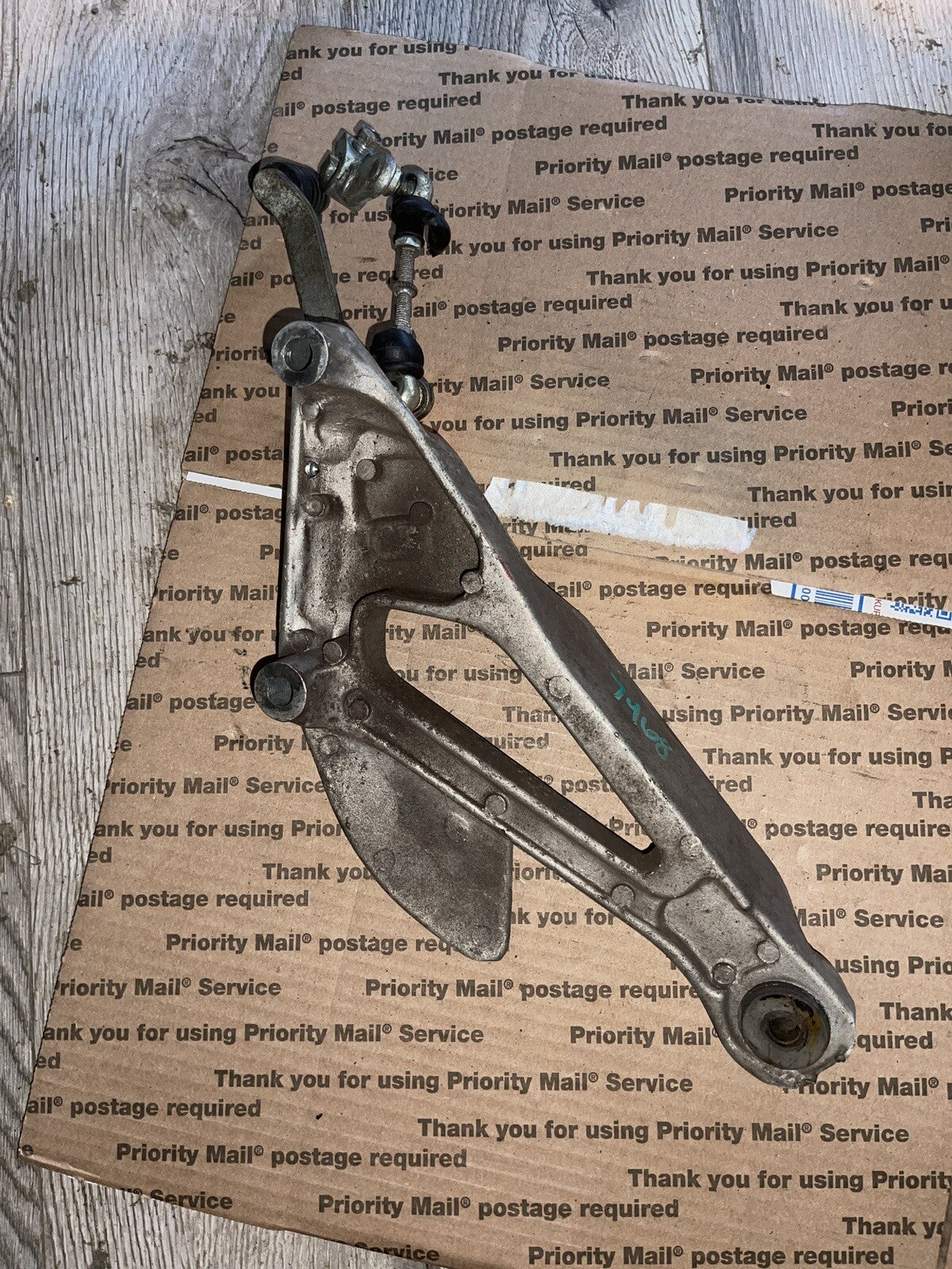 1995 95 Yamaha Seca II XJ600S XJ 600 shifter pedal front left foot peg rest