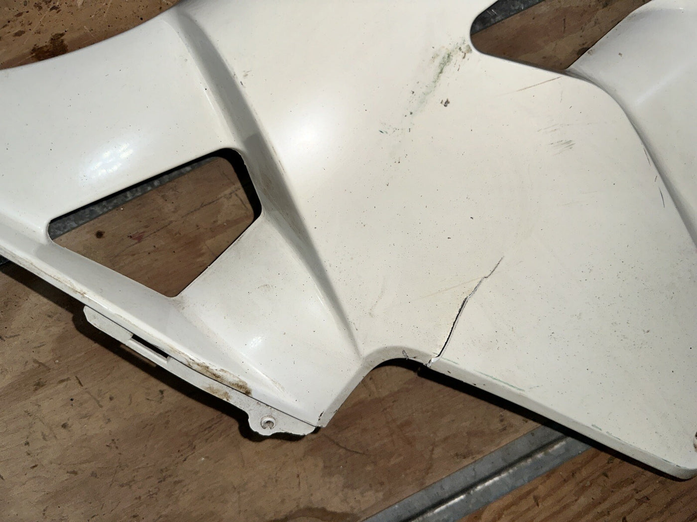 03-04 HONDA CBR600RR ZXMT LEFT MID UPPER SIDE FAIRING COWL PLASTIC
