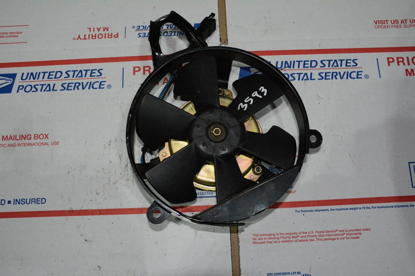 '95 96 97 98 99 00 01 02 03 YZF600R YZF 600 R RADIATOR COOLING FAN BLOWER YAMAHA