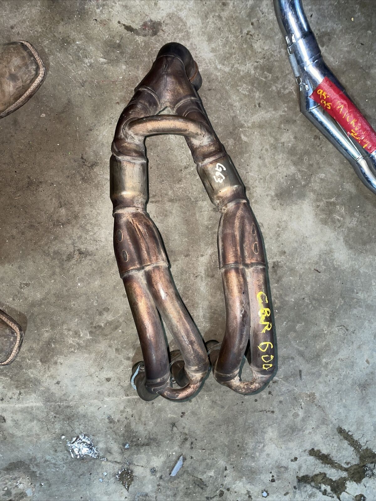 2005 2006 Honda CBR600rr CBR600 OEM Exhaust Header Manifold Pipes Headers