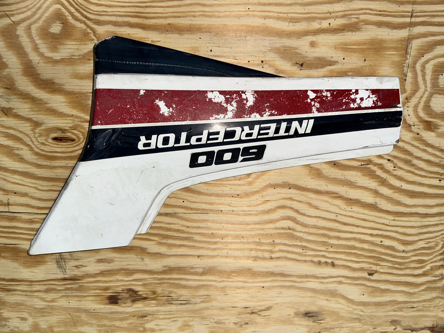 1984 Honda VF500F Interceptor right side cover panel