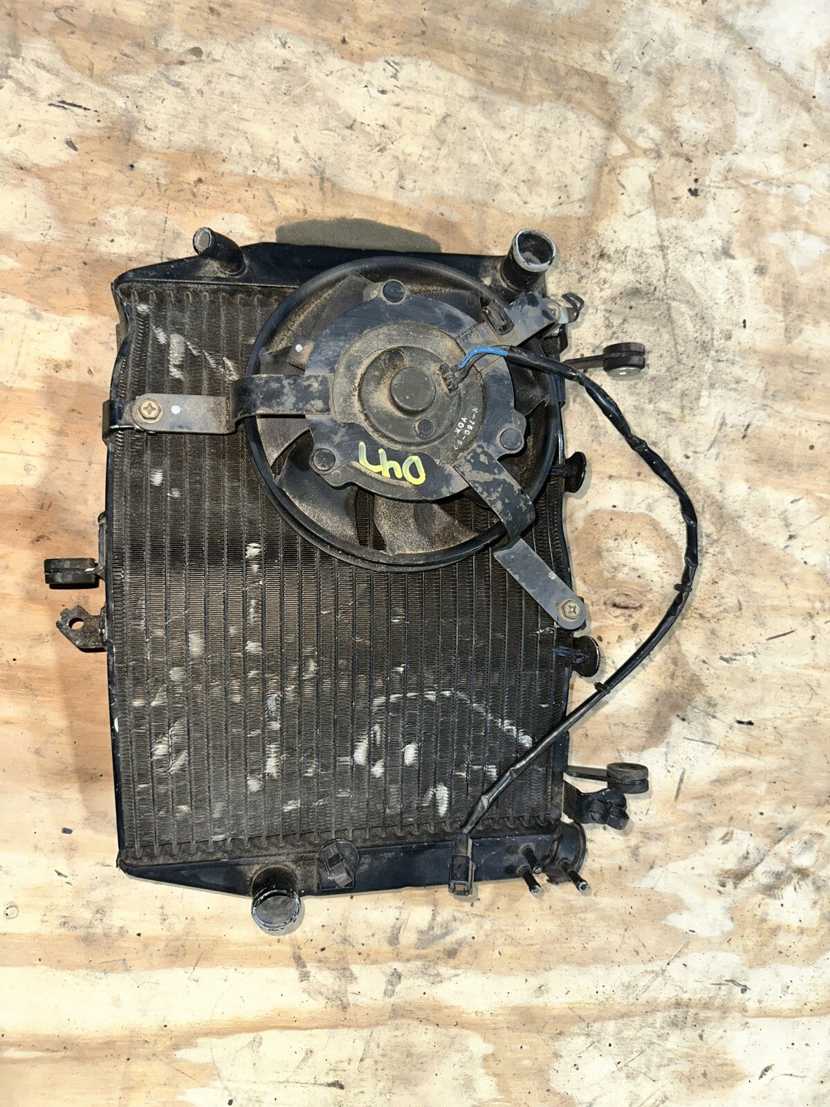 03 04 05 YAMAHA YZF R6 RADIATOR ENGINE MOTOR COOLER COOLING FAN