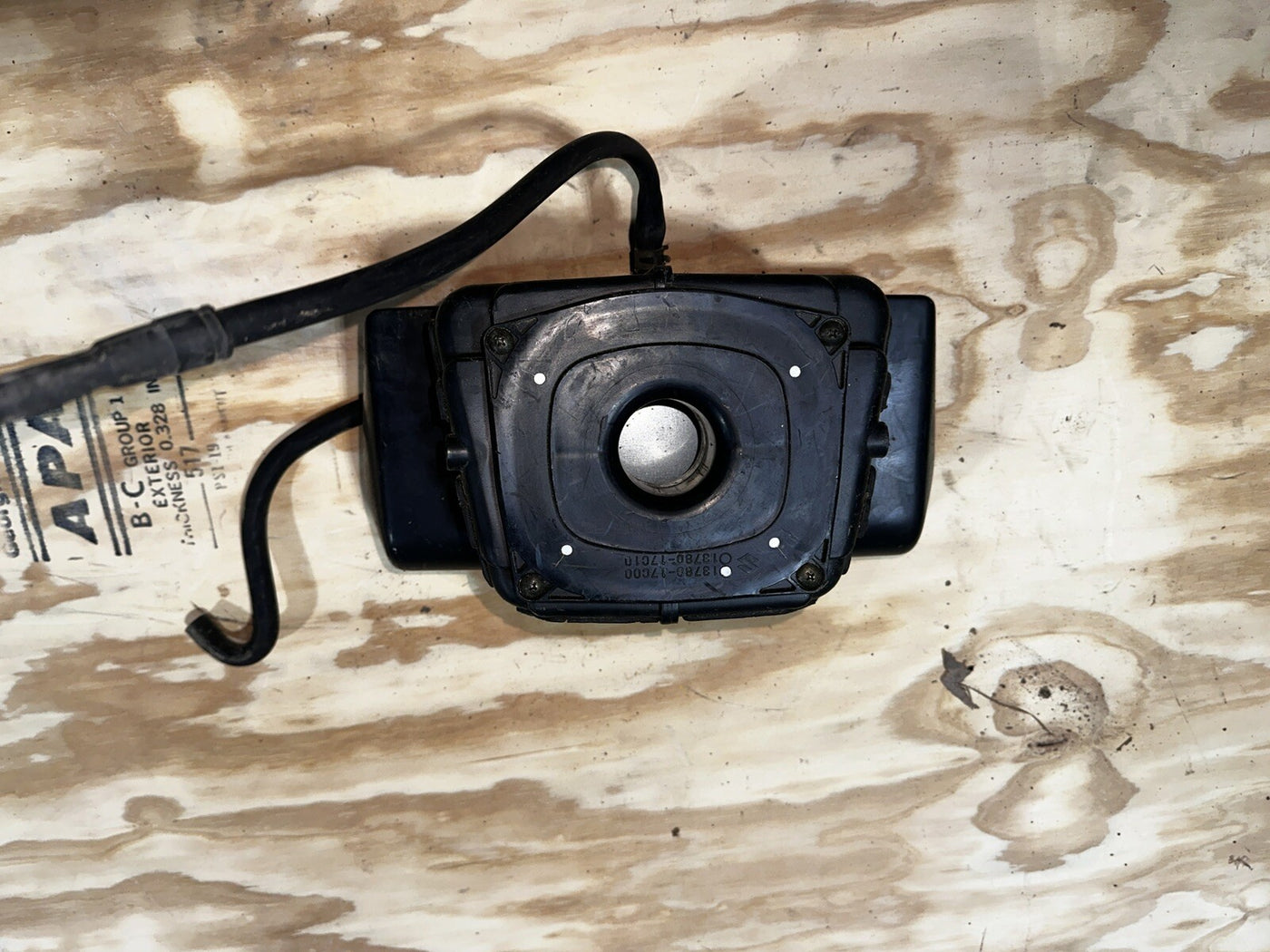 91 92 GSXR 1100 750 AIR BOX AIRBOX FILTER HOUSING CLEANER INTAKE VELOCITY STACKS