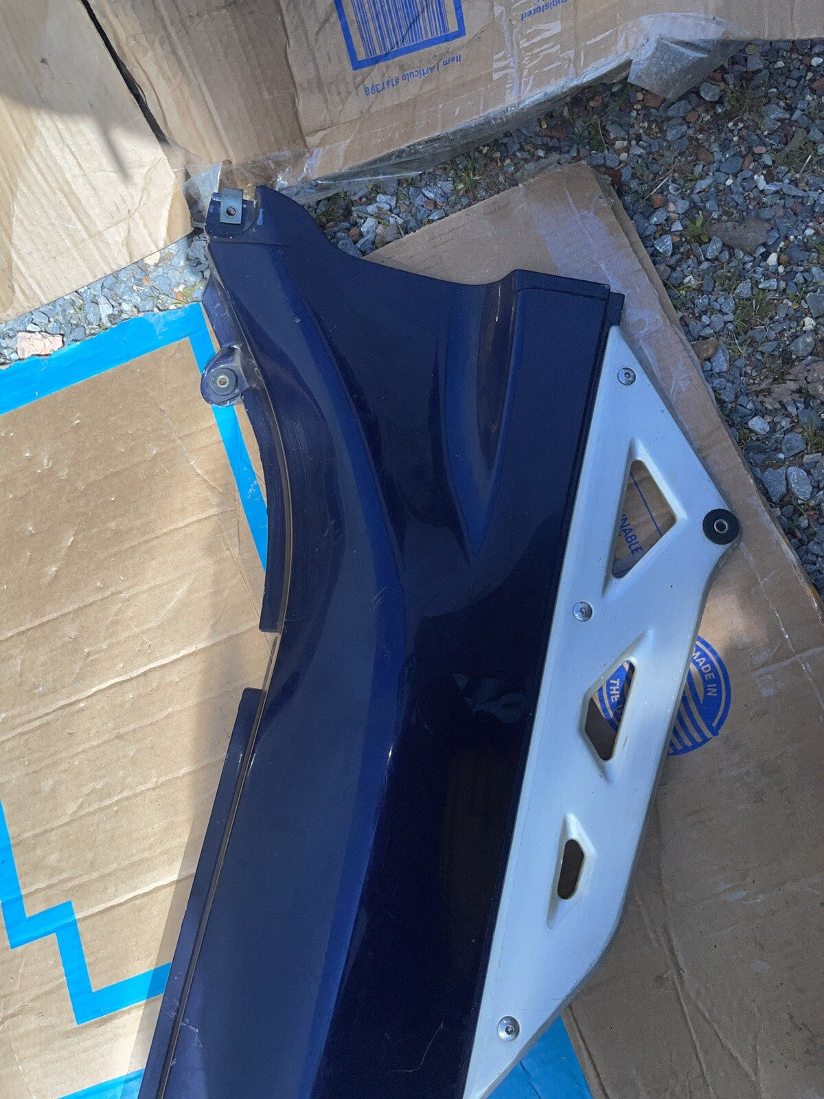 88-97 SUZUKI KATANA 600 GSX600F RIGHT REAR BACK TAIL FAIRING COWL SHROUD