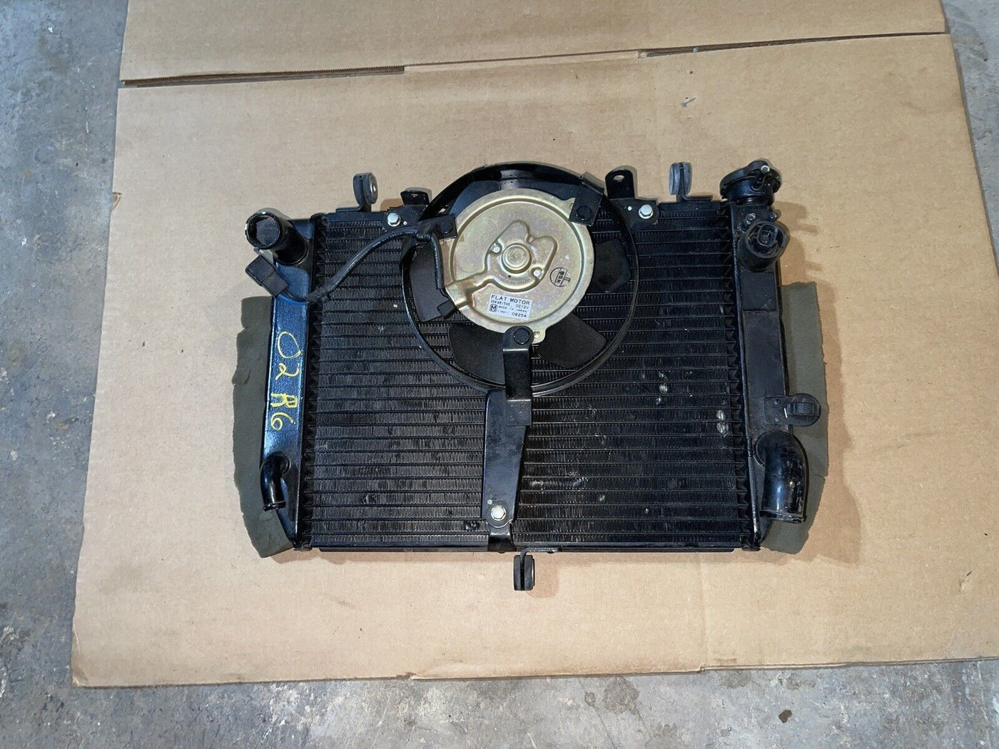 99 00 01 02 YAMAHA YZF R6 YZFR6 R6 MOTOR ENGINE RADIATOR COOLER COOLING UNIT