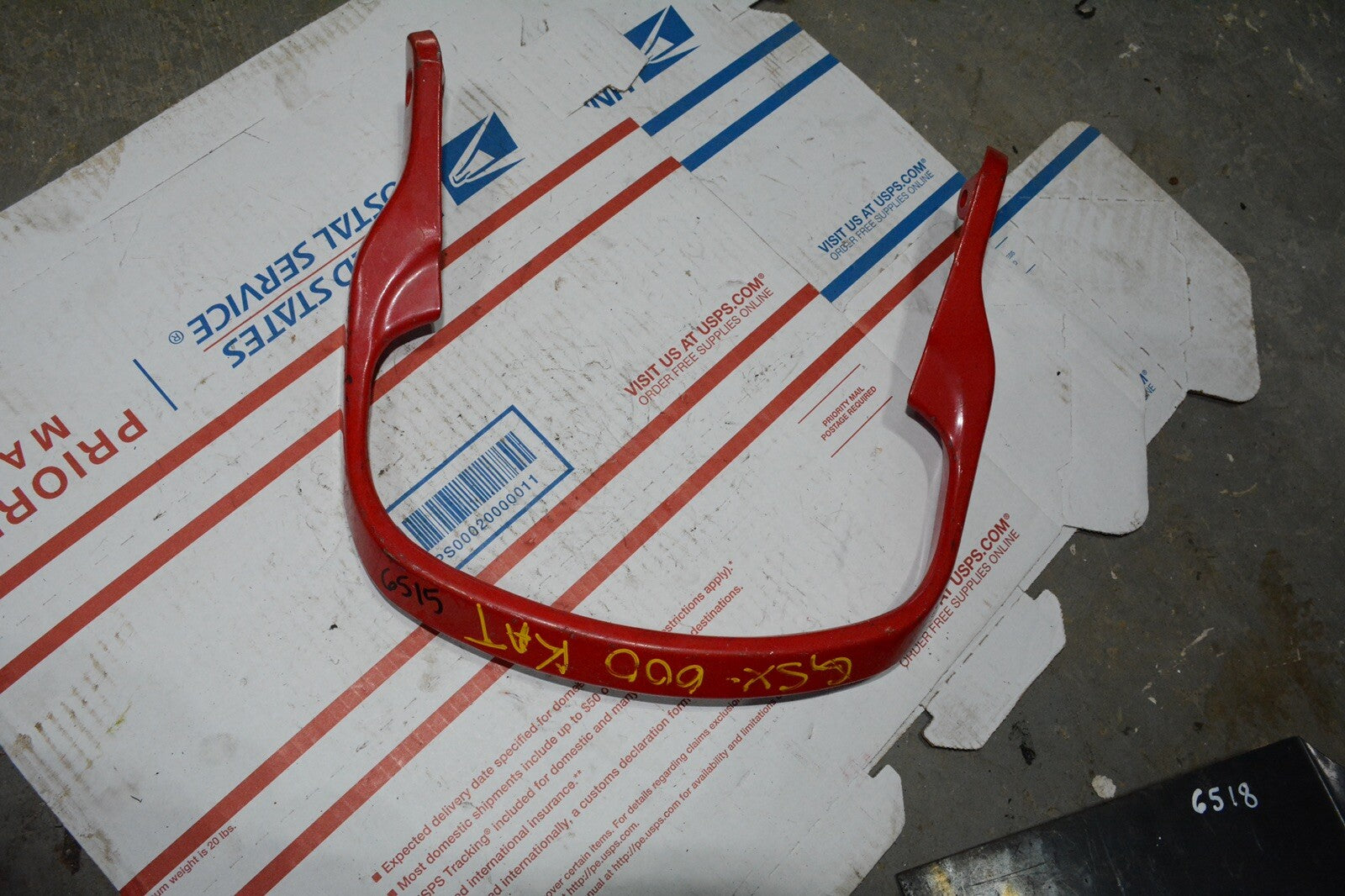 1992 Suzuki GSX600F Katana Rear Grab Bar Handle