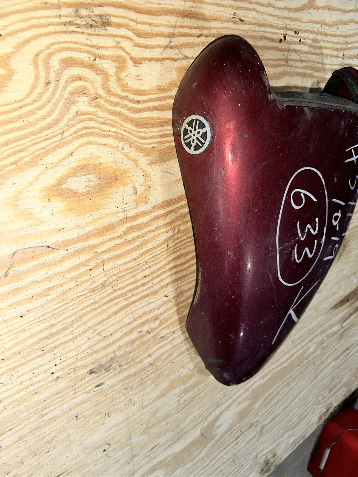 85-07 YAMAHA Vmax 1200 VMX12 V Max OEM Air Tank Red Cover Body Panel