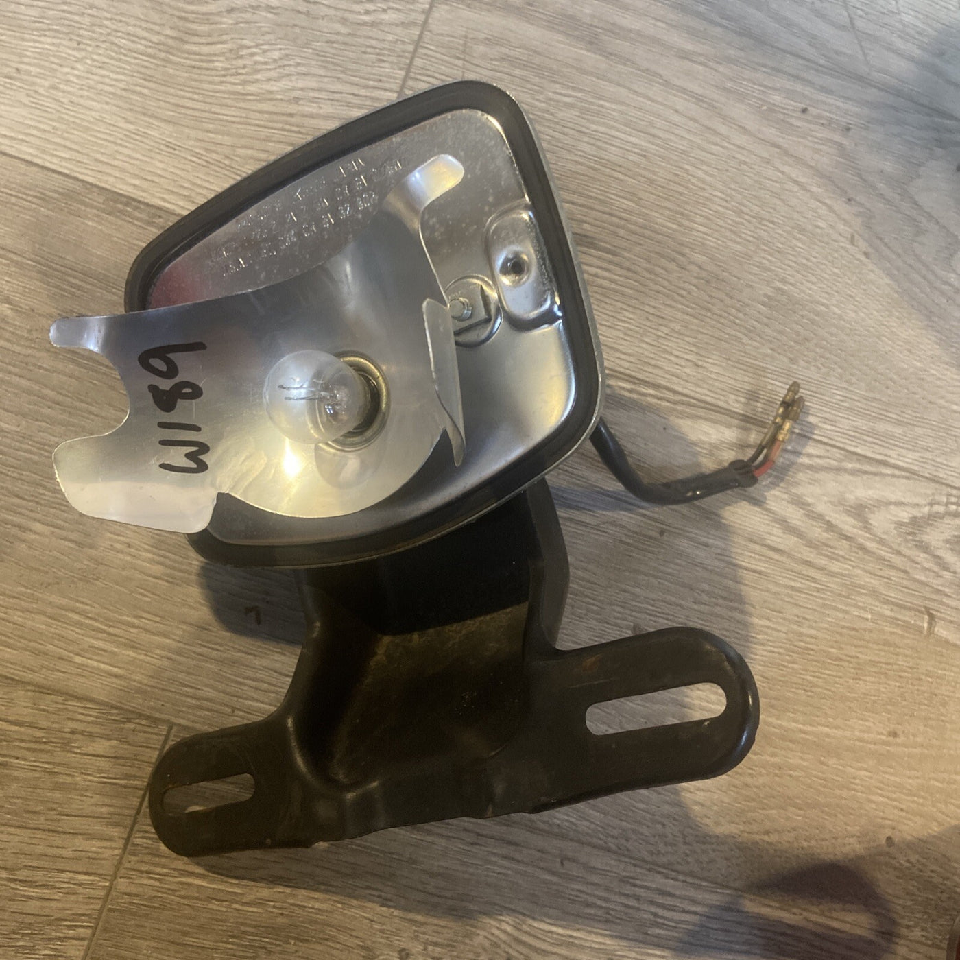 1976 Kawasaki KZ750B REAR BACK TAIL LIGHT MOUNT BRACKET