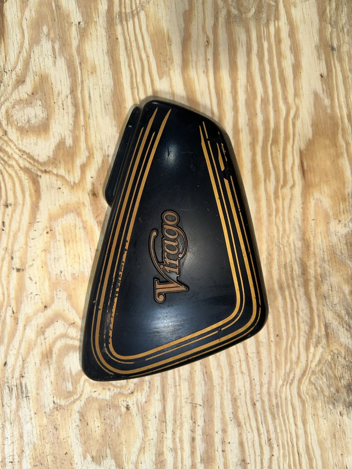 1983 83 Yamaha Virago XV 750 left side cover cowl plastic