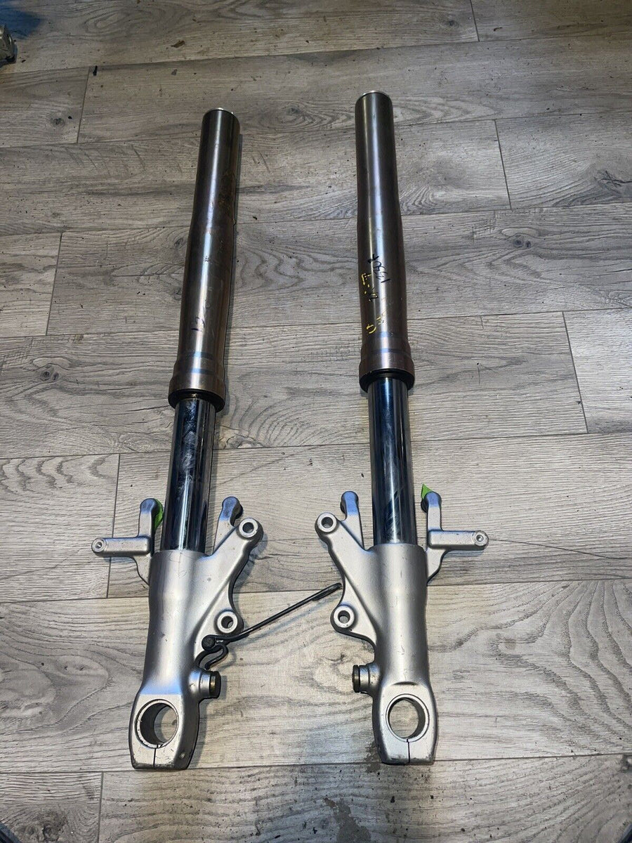 93-95  Kawasaki Ninja ZX7 ZX750L FRONT FORKS SHOCK SUSPENSION SET PAIR FOR PARTS