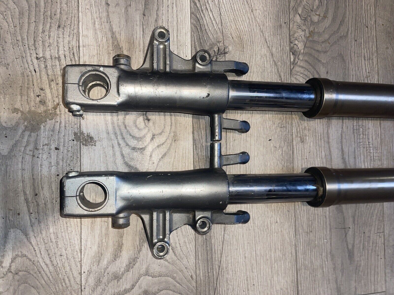 93-95  Kawasaki Ninja ZX7 ZX750L FRONT FORKS SHOCK SUSPENSION SET PAIR FOR PARTS