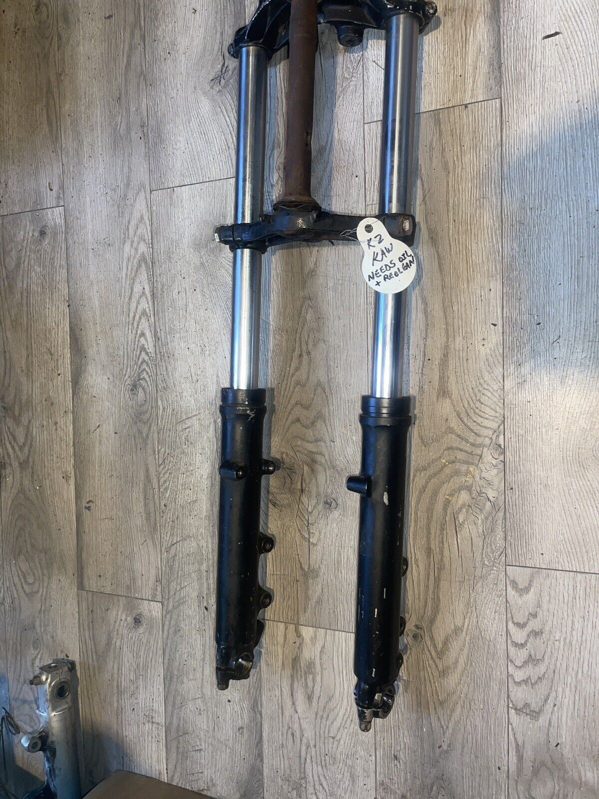 1979 KAWASAKI KZ750 FRONT FORKS SHOCK SUSPENSION SET PAIR