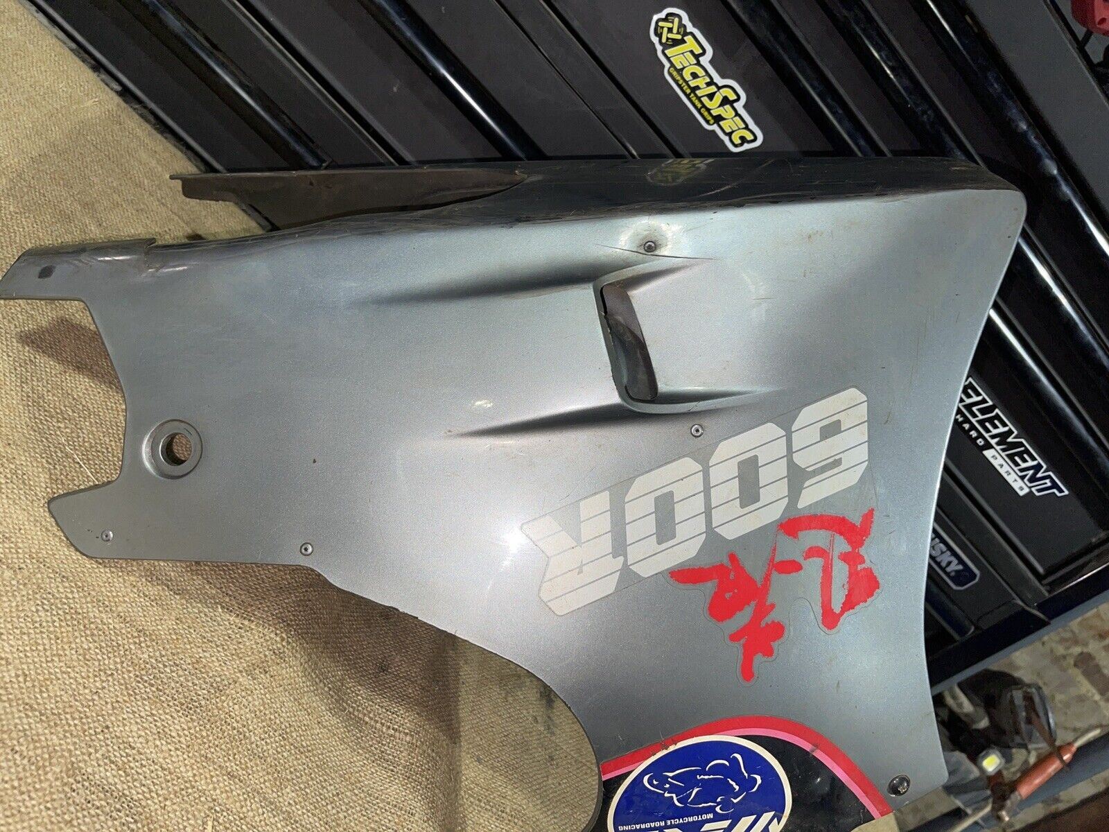 91 kawasaki ninja zx6c Under Body Fairing Plastic