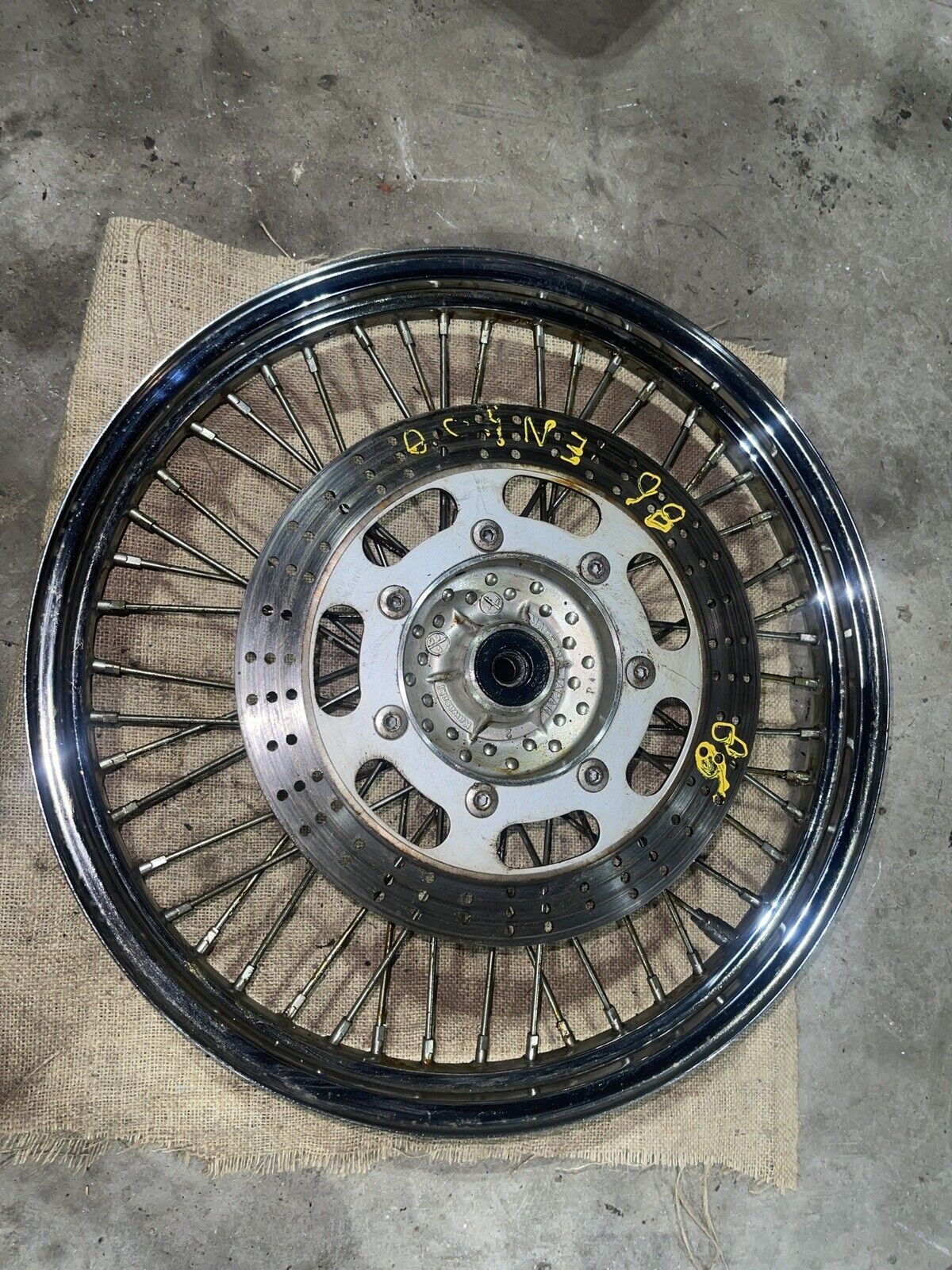 86 Kawasaki en 500 wheel