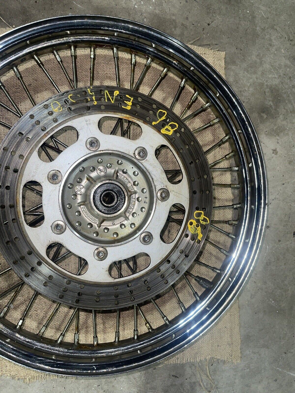 86 Kawasaki en 500 wheel