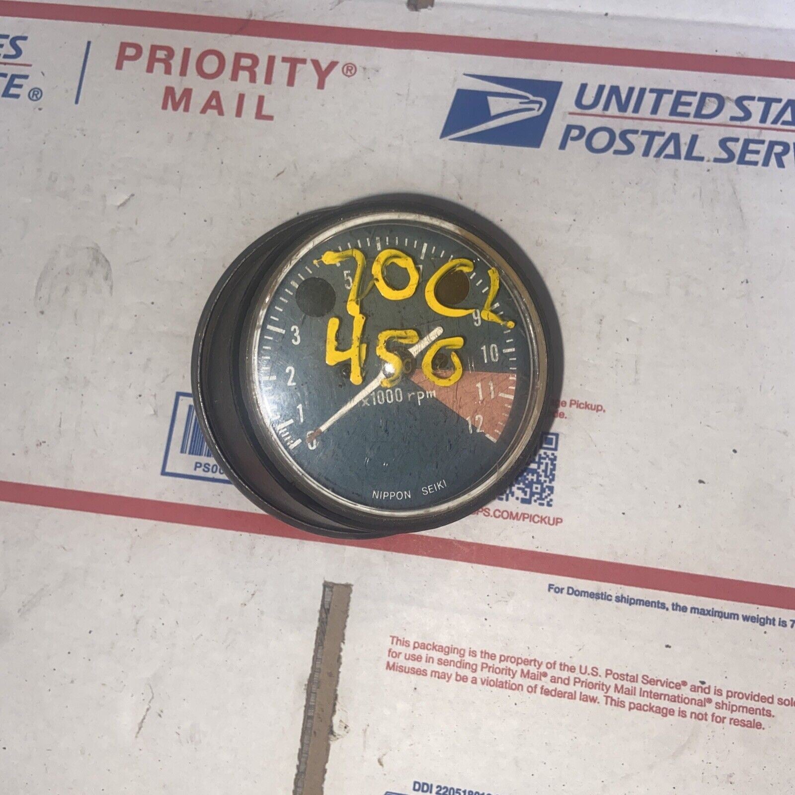 70 Tachometer X1000 RPM 1970 CL450