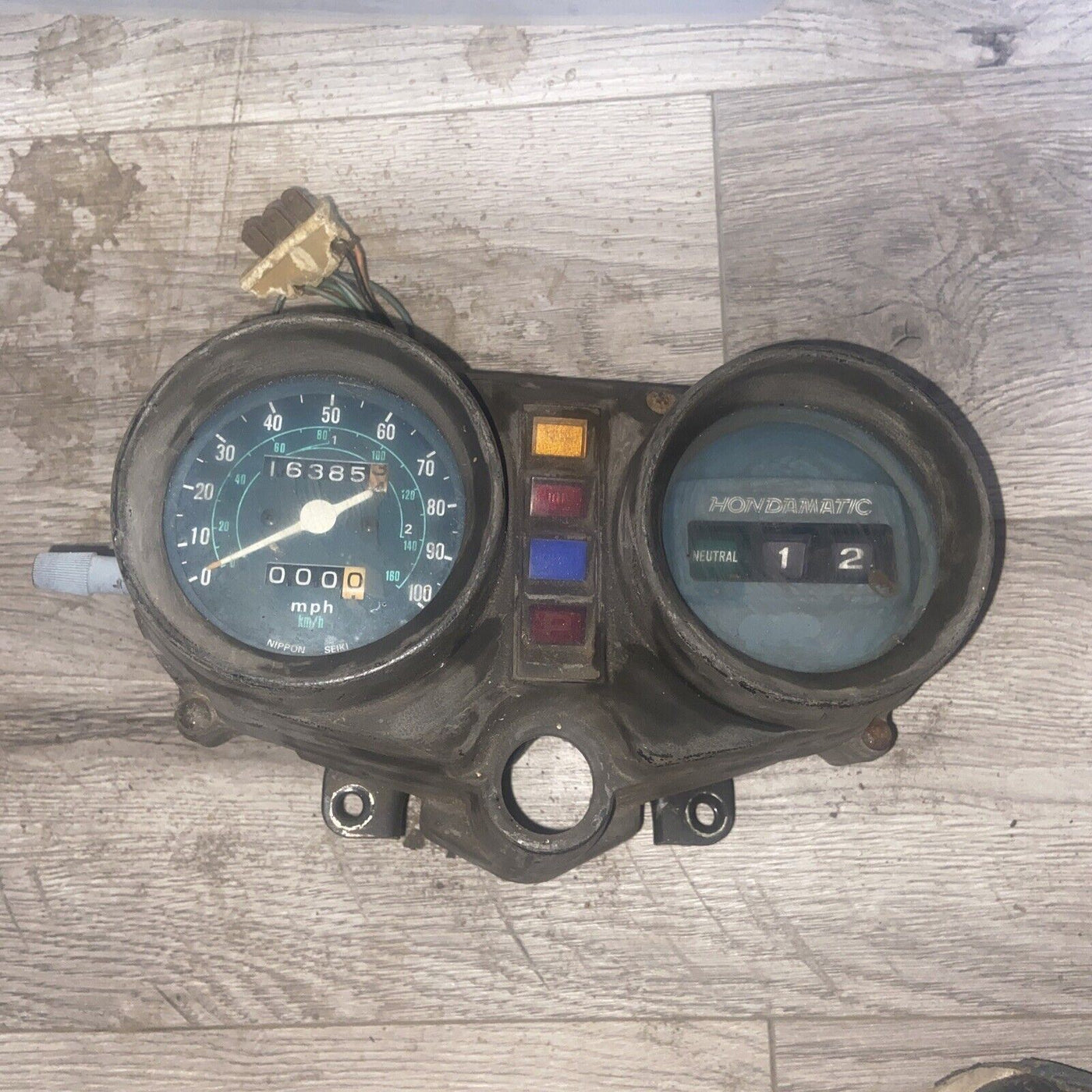 80 HONDA CB400T SPEEDO AND TACHO CLUSTER