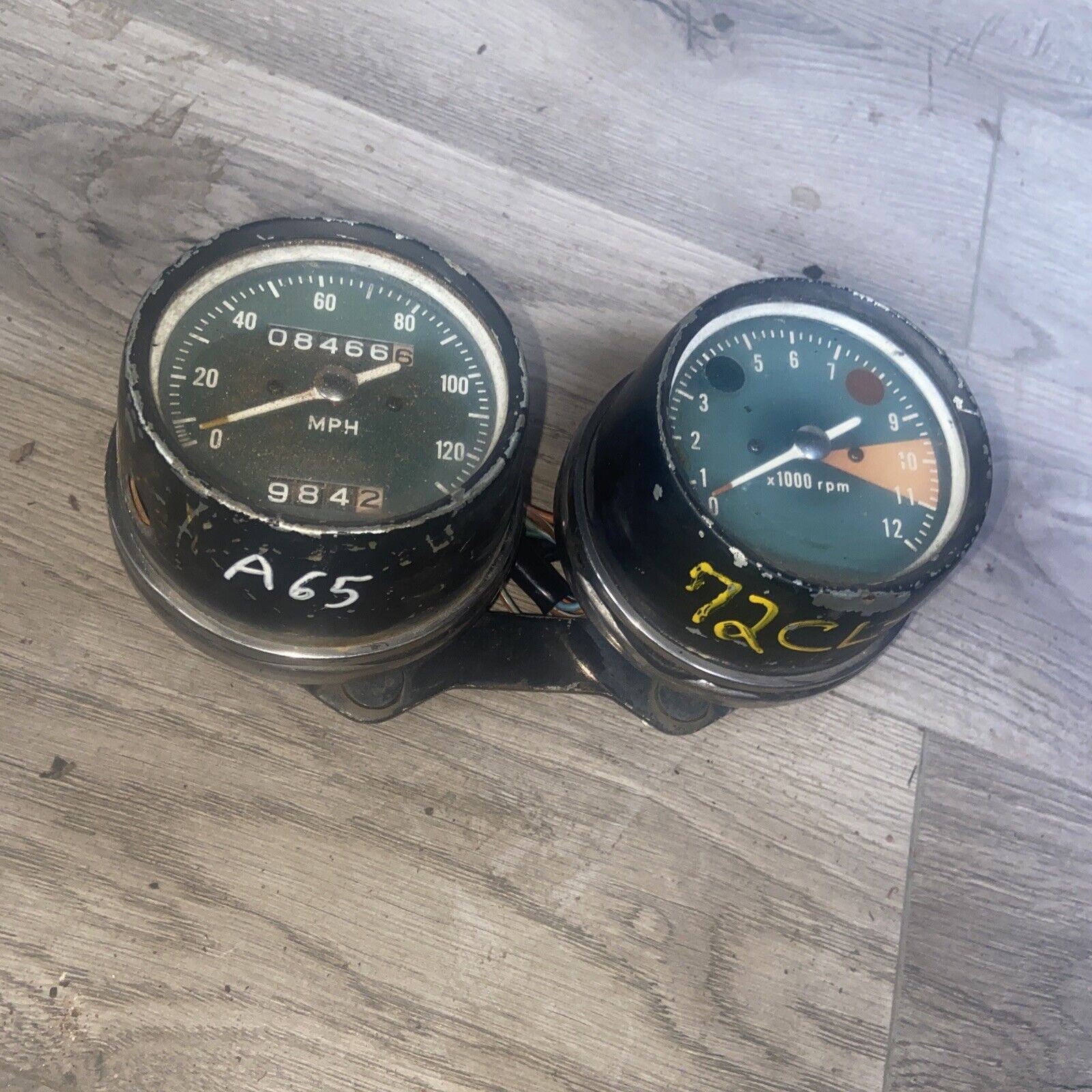 72 CL450 Dash Gauge Speedometer cluster