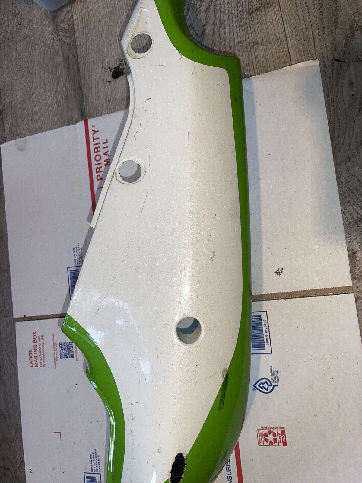 96-03 Kawasaki ZX7R ZX7RR Left Rear Tail Fairing Cover Panel