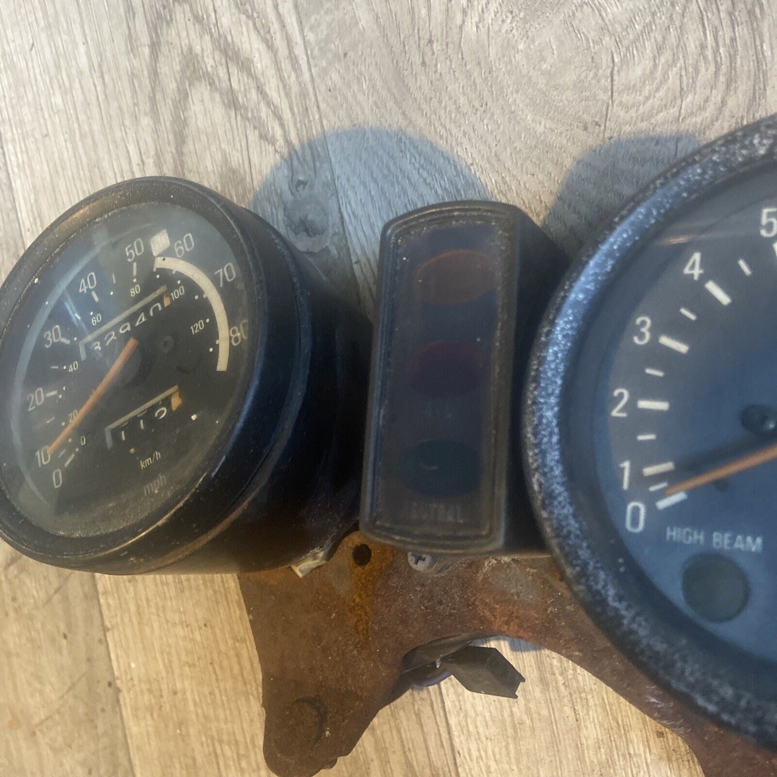 1980 Yamaha XS400 Special Speedometer Tach Gauges Dash Cluster Lights