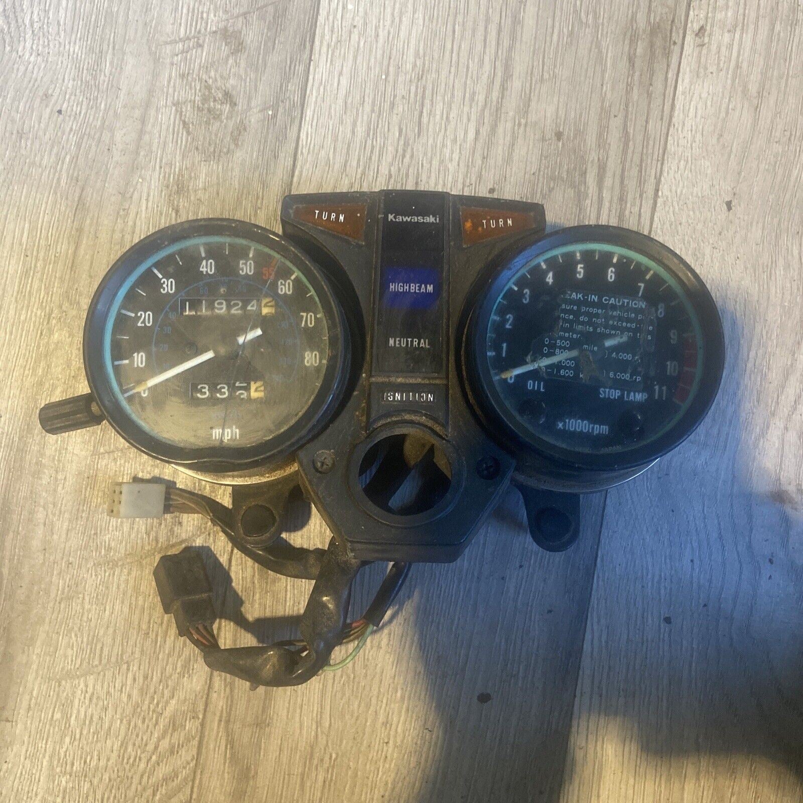 Kawasaki KZ440 LTD Gauge Speedometer Tachometer