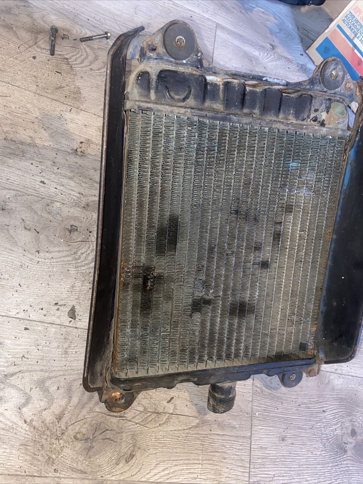 1977 Honda Goldwing GL1000 radiator with cap