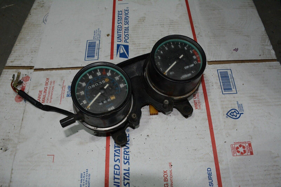 1982 KAWASAKI 250 CSR KZ250L  SPEEDO TACH GAUGES DISPLAY CLUSTER SPEEDOMETER