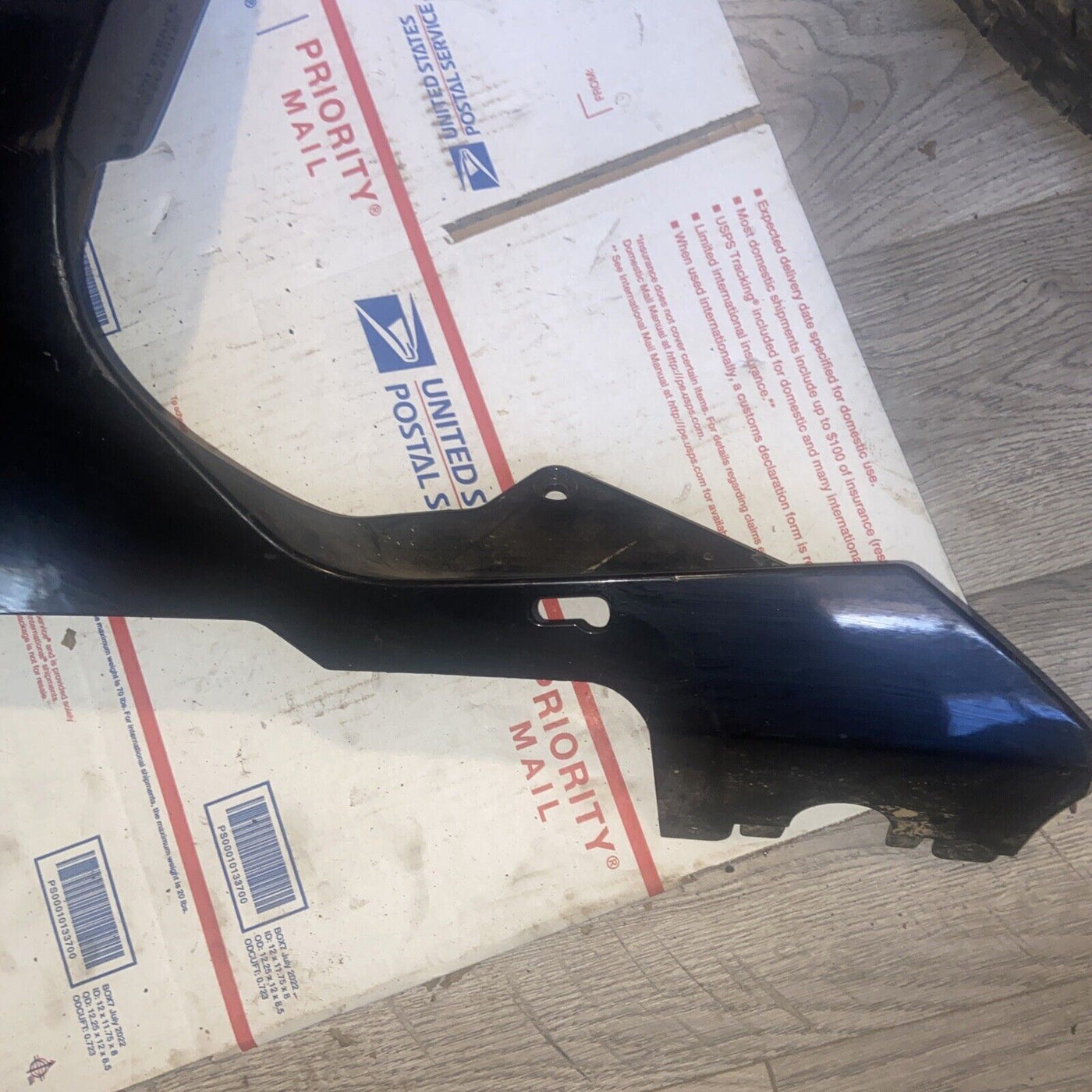 02 03 HONDA CBR 954 RR LEFT LOWER MID FAIRING OEM