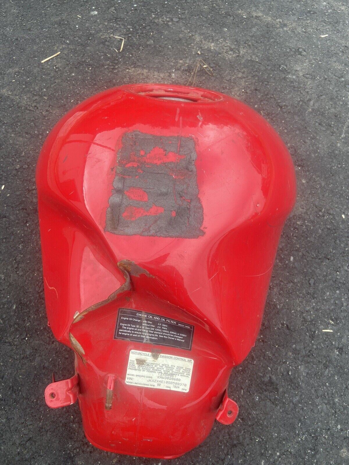 1993 Kawasaki Ninja ZX7 Gas tank, fuel tank