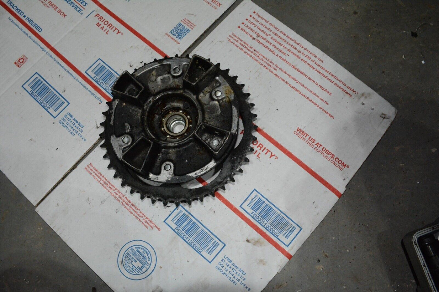 88 1988 Kawasaki EX500 EX 500 Rear Hub And Sprocket