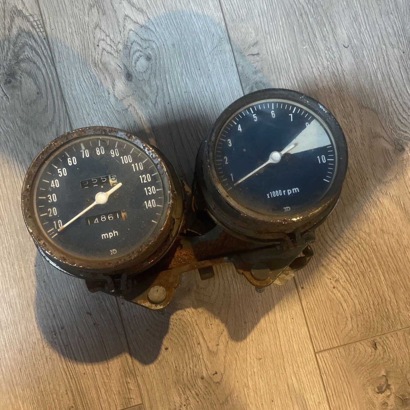 1973 Honda CB750 Hawk GAUGES SPEEDOMETER TACHOMETER GAUGES CLOCK