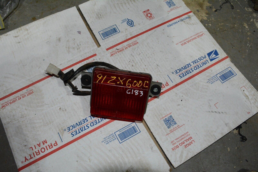 90-93 KAWASAKI ZX6 ZX600C 600 REAR BRAKE TAIL LIGHT TAILLIGHT BACK