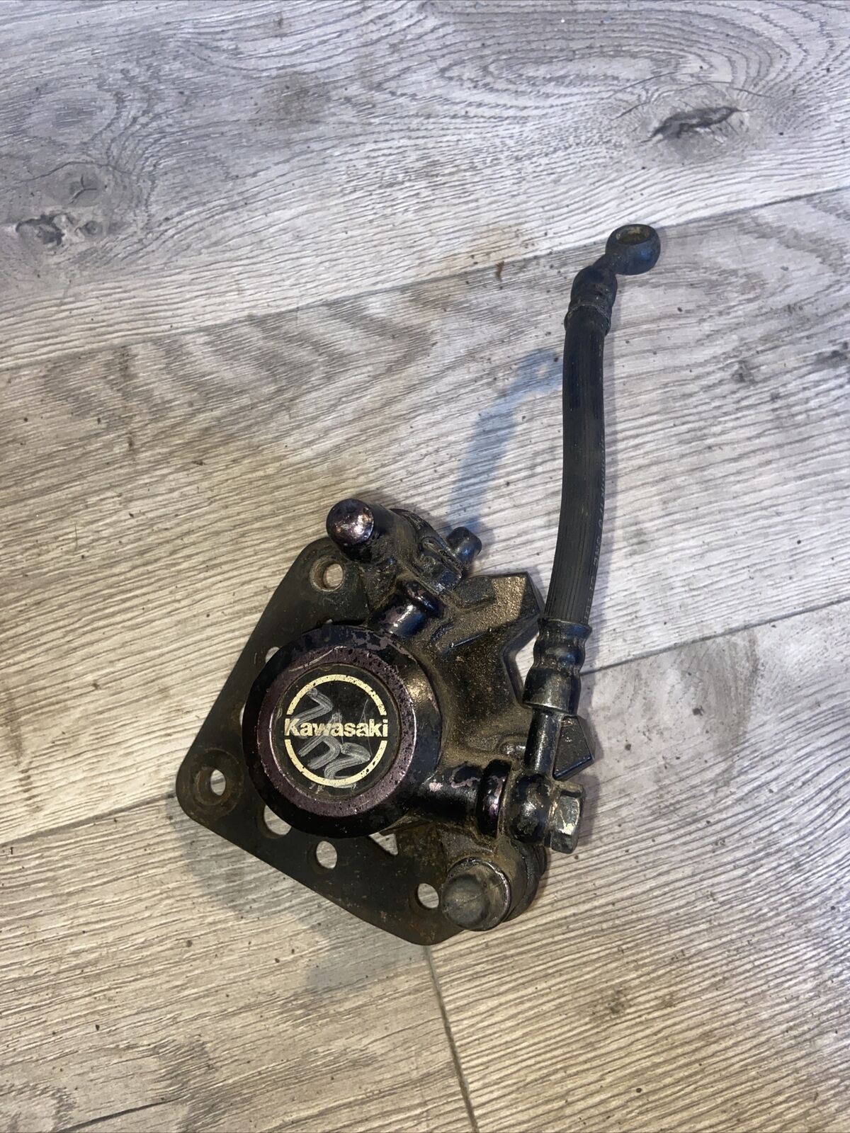 Kawasaki GPZ 1100 Off year 1995 GPZ1100 rear brake caliper working