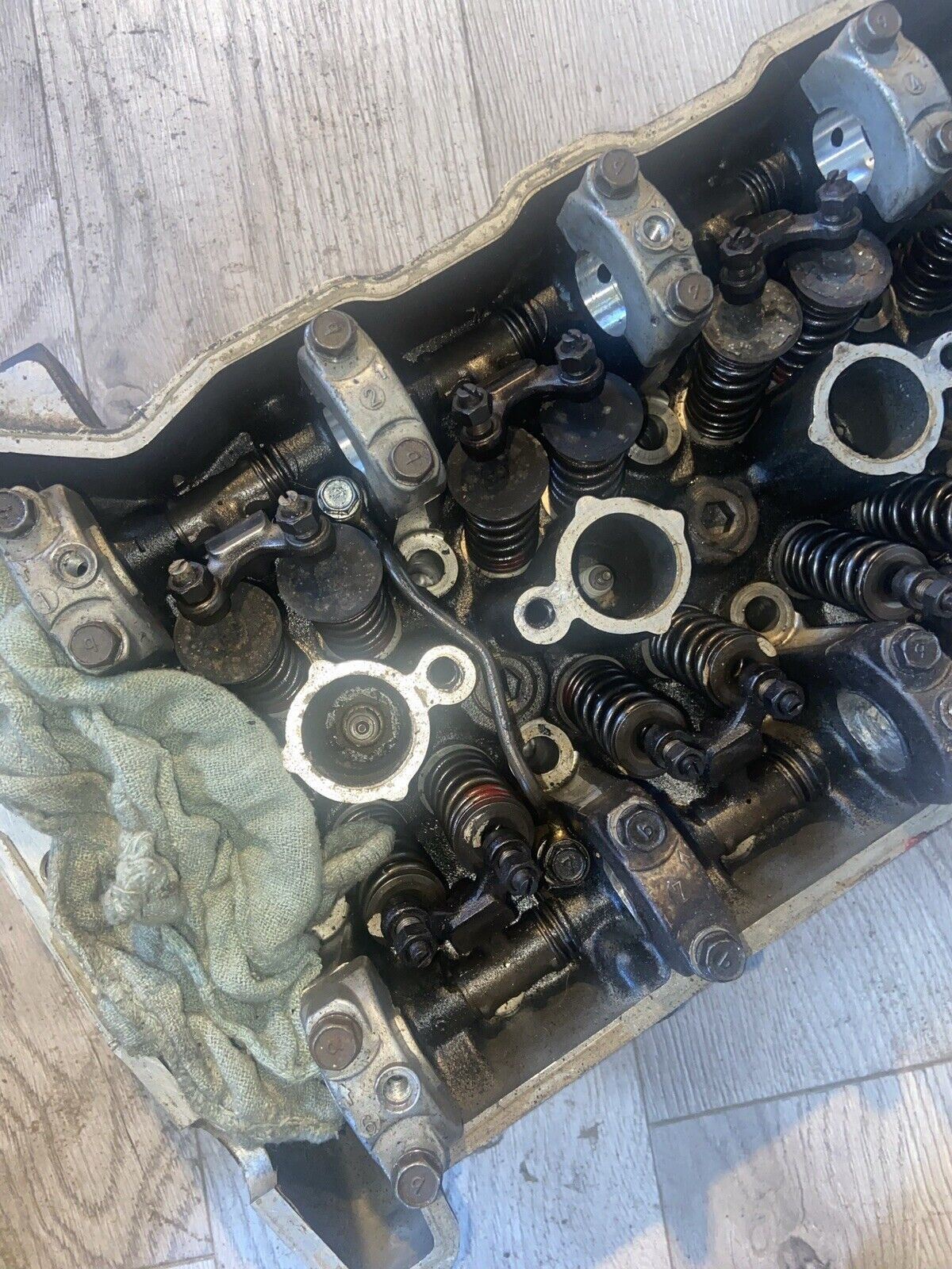 86-87 KAWASAKI NINJA ZX1000R ENGINE TOP END CYLINDER HEAD CAMS VALVES