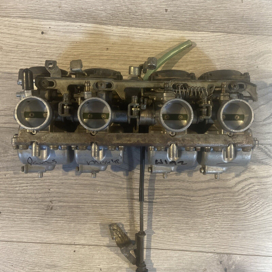 1991 kawasaki Ninja ZX 600 carburetors carbs carb set rack