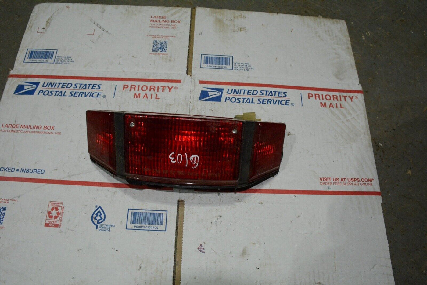 89 Kawasaki EX250 Ninja Rear Tail Light