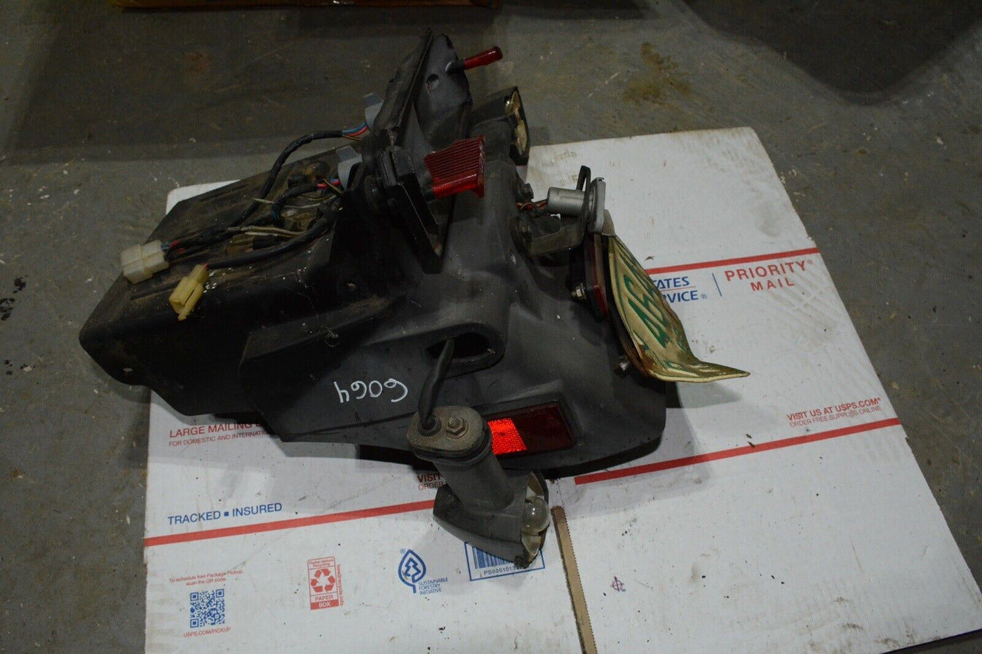 86 kawasaki zx600 rear liscense plate fairing