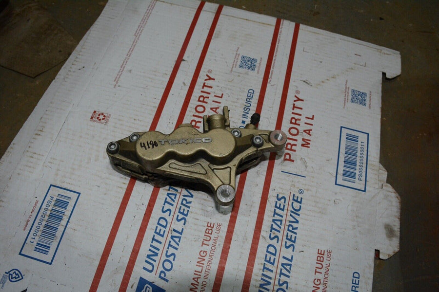 03 Kawasaki Ninja ZX12 R Front Right Brake Caliper Gold OEM 43041-1858-8Q