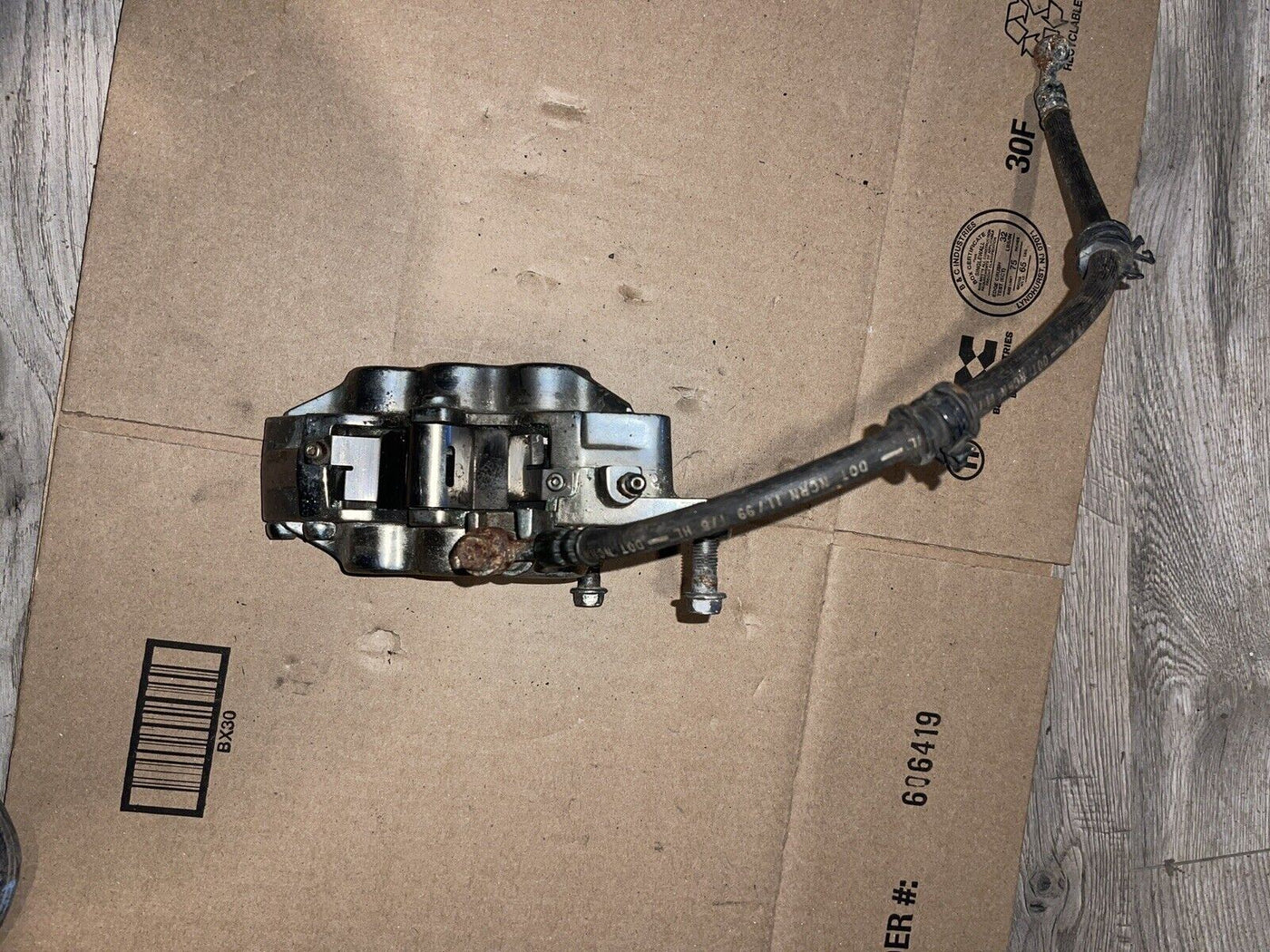 98 kawasaki zx7 front Left brake caliper